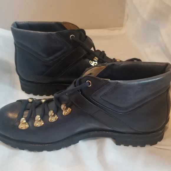 Santoni blue ankle boots (special edition) - Picture 3 of 8